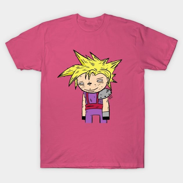 Derp cloud strife T-Shirt by anothersadartist